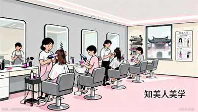 浙江美发培训学校排名更新！知美人美学3.5月沙龙创业班，解锁烫染核心技术