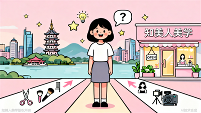 在杭州学美业，为什么都选知美人美学？10人小班教学，明星御用妆造师亲授